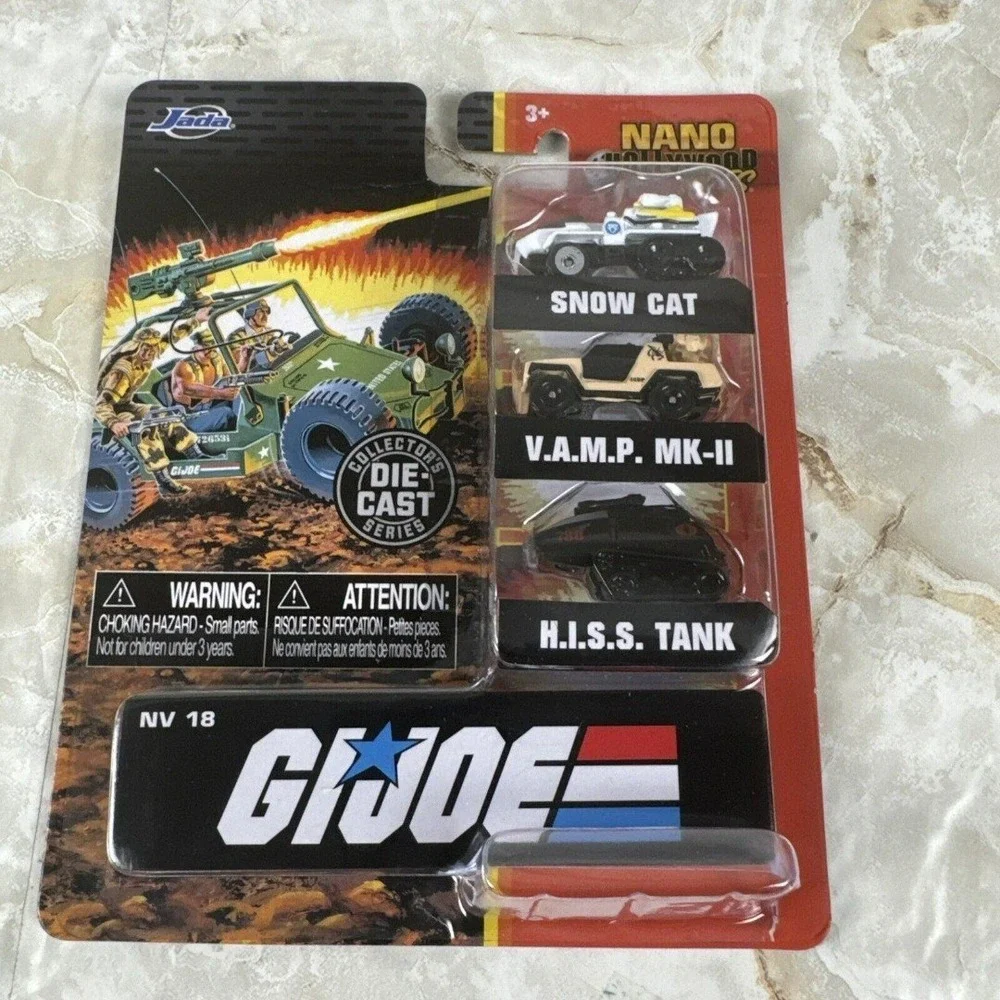 Nano Hollywood Rides ~ G.I. Joe:‎ (2023) SNOW CAT/V.A.M.P. MK-11/H.I.S.S. TANK